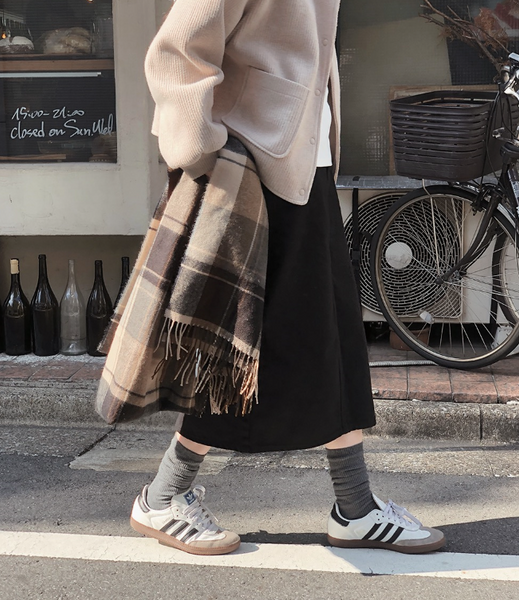 [SLOWAND] # SLOWMADE Winter Napping Long Skirt (PRE-ORDER)