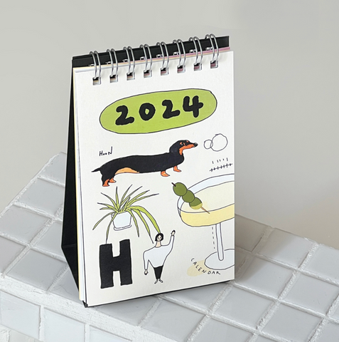 [3MONTHS] 2024 Desk Calendar (Hoon)