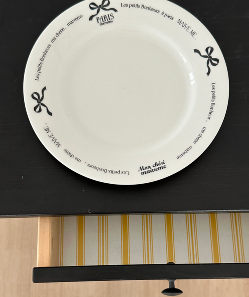 [maive me'] Ribbon Lettering Plate 21.5cm