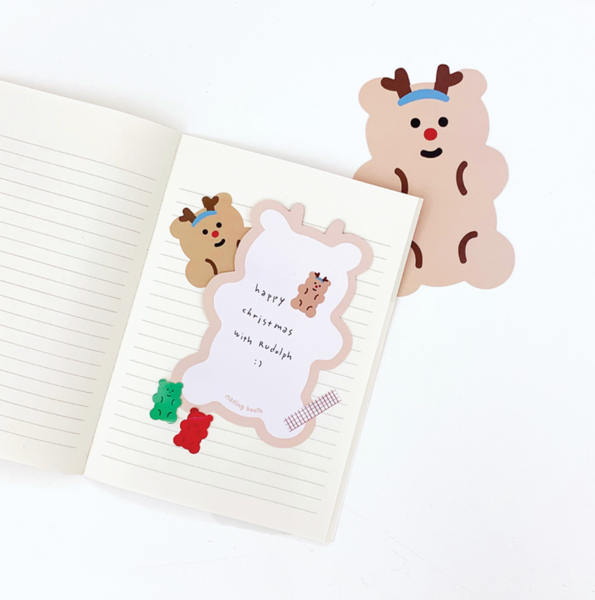 [malling booth] Rudolph Bebe Card