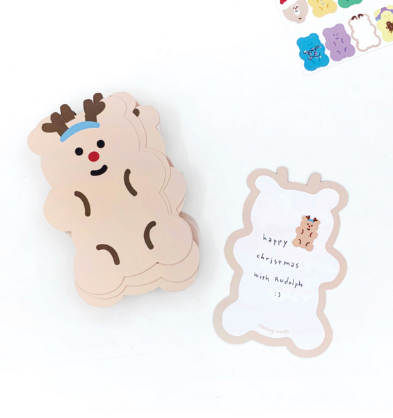 [malling booth] Rudolph Bebe Card