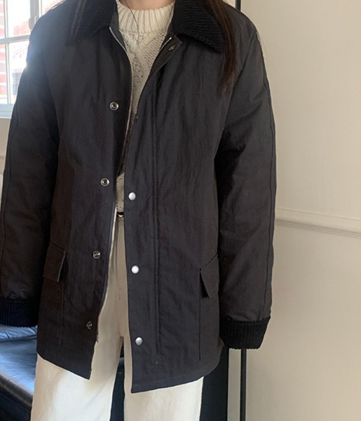 [MERRY AROUND] Winter Bensy Barber Jacket