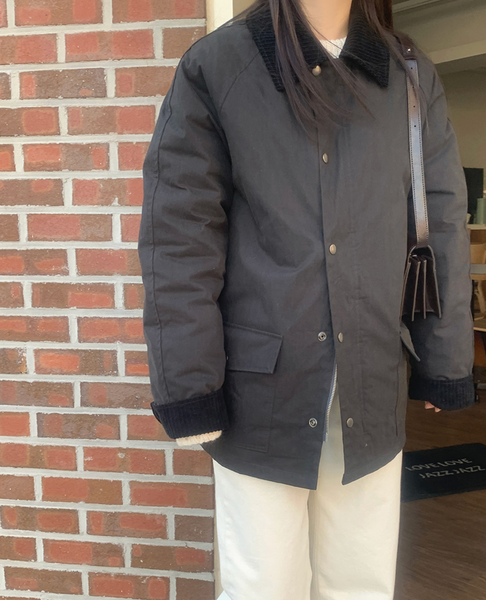 [MERRY AROUND] Winter Bensy Barber Jacket