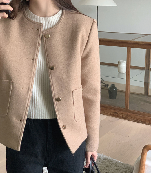 [MERRY AROUND] New Winter Nov Tweed Jacket