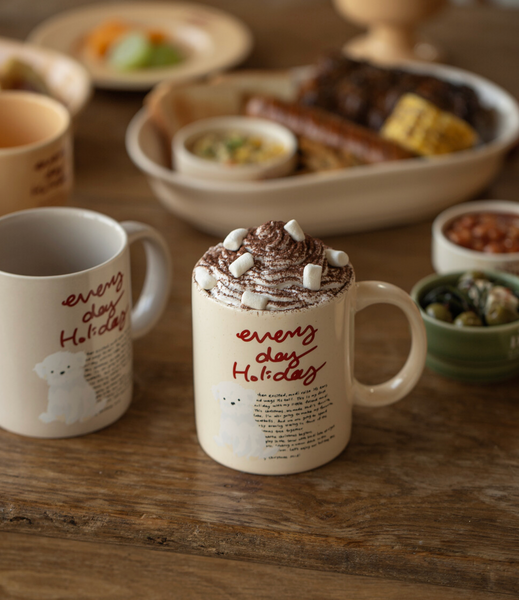 [momur] [weekend 7] Holiday mug (Butter) 400ml