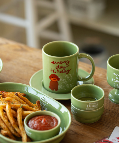 [momur] [weekend 7] Holiday mug (Broccoli) 400ml