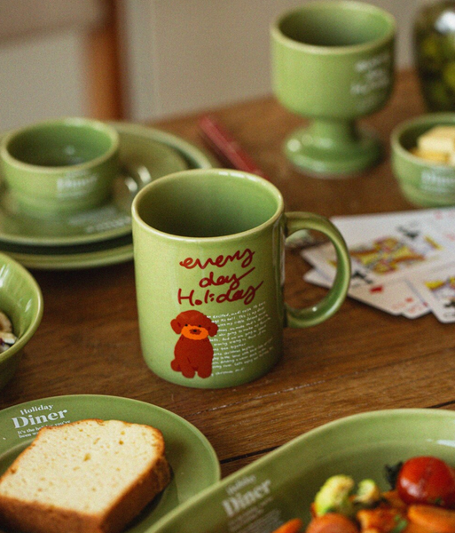 [momur] [weekend 7] Holiday mug (Broccoli) 400ml