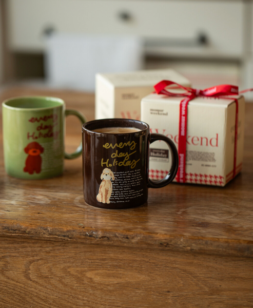 [momur] [weekend 7] Holiday mug (Choco) 400ml