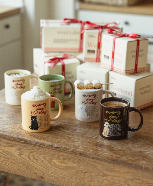 [momur] [weekend 7] Holiday mug (Choco) 400ml