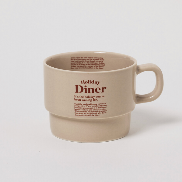 [momur] [weekend 7] Diner Cup (Beige) 310ml