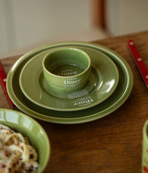 [momur] [weekend 7] Diner Saucer Plate (Broccoli)