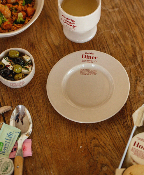 [momur] [weekend 7] Diner Saucer Plate (Beige)