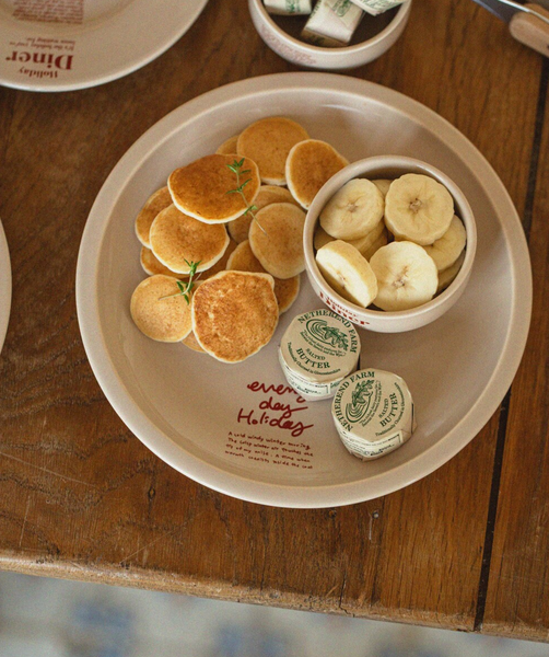 [momur] [weekend 7] Diner Plate (Beige)