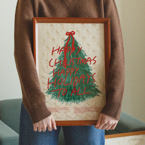 [momur] [weekend 7] Holiday Poster (Christmas Tree)