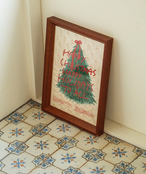 [momur] [weekend 7] Holiday Poster (Christmas Tree)