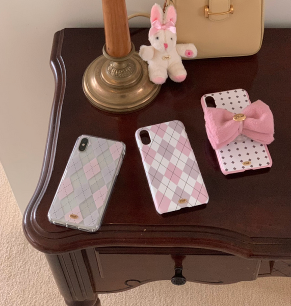 [Pine] Mignon Argyle Phone Case