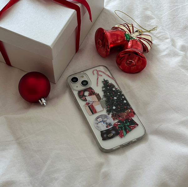 [Mademoment] Holiday Collection Design Clear Phone Case (3 Types)