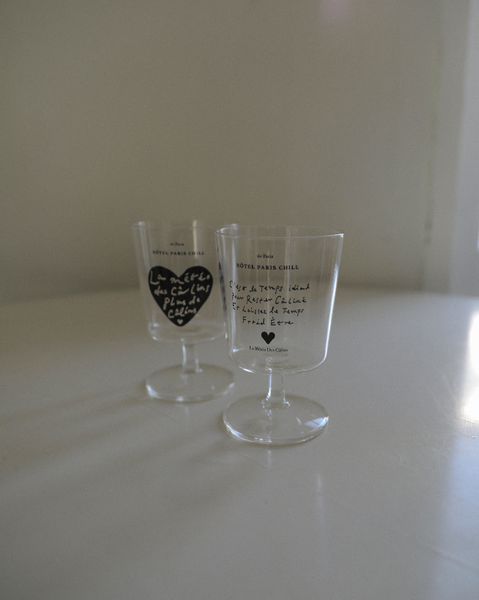 [HOTEL PARIS CHILL] Cuddle Weather Wine Glass (SET)