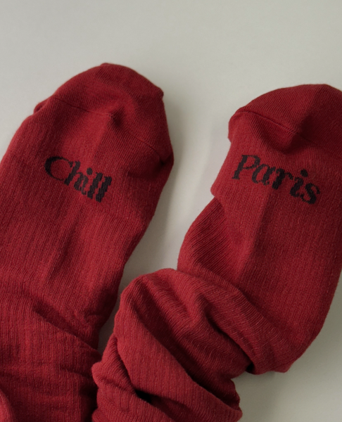 [HOTEL PARIS CHILL] Paris Chill Socks (4colour)