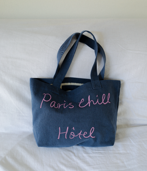 [HOTEL PARIS CHILL] Breezy Day Bag (Indigo)