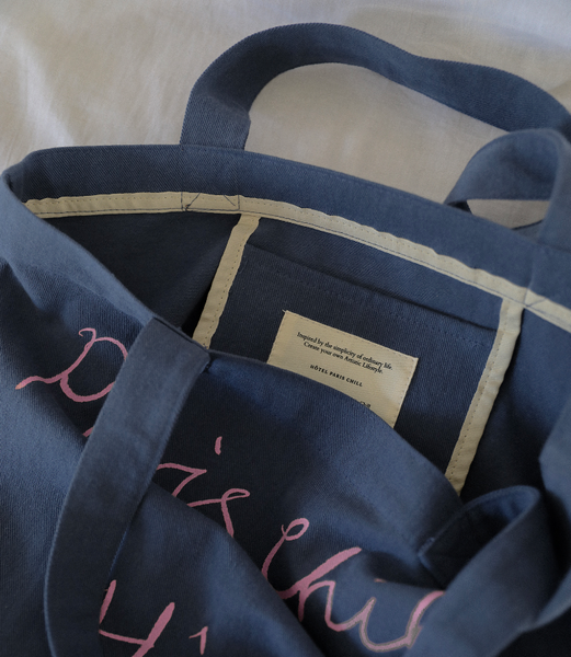 [HOTEL PARIS CHILL] Breezy Day Bag (Indigo)