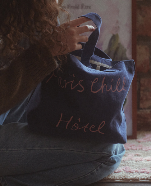 [HOTEL PARIS CHILL] Breezy Day Bag (Indigo)