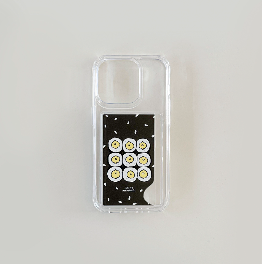 [second morning] Gimbap Jelly Hard Card Case