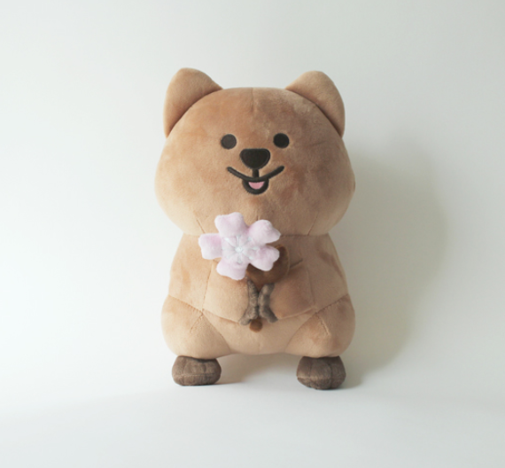 [YOUNG FOREST] Cherry Blossom Quokka Plush Doll