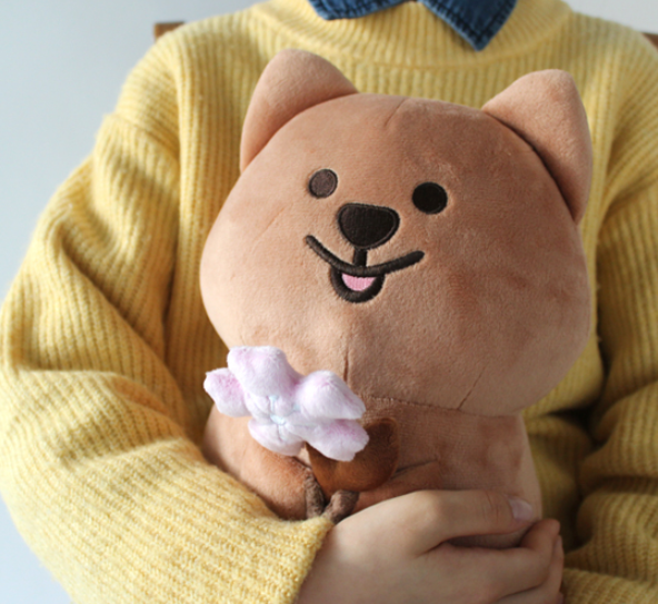 [YOUNG FOREST] Cherry Blossom Quokka Plush Doll