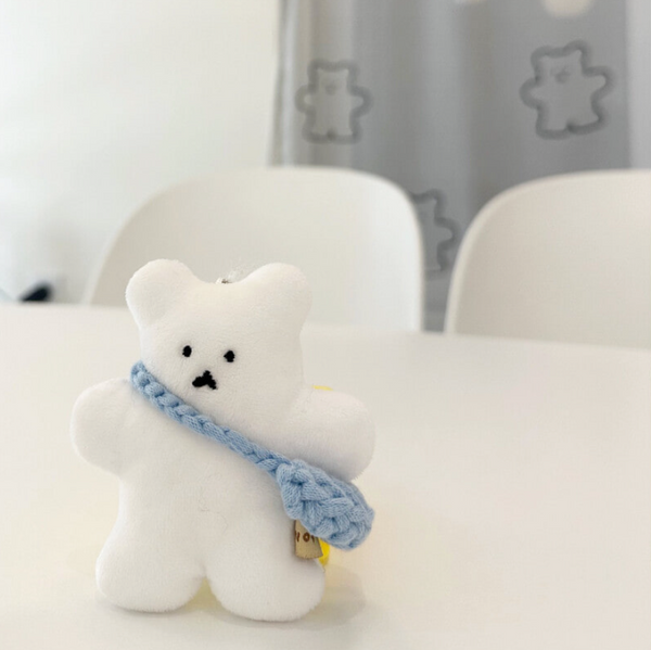 [chanibear] Cream Chani Bear Keyring