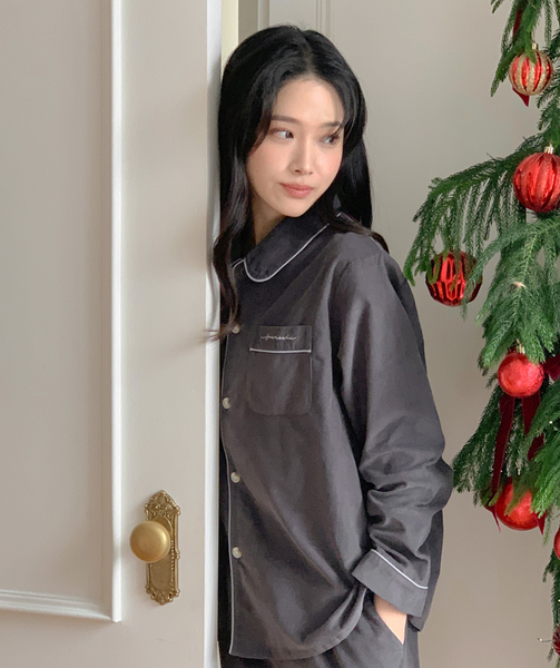 [Juuneedu] Fog Embroidery Pyjama Set