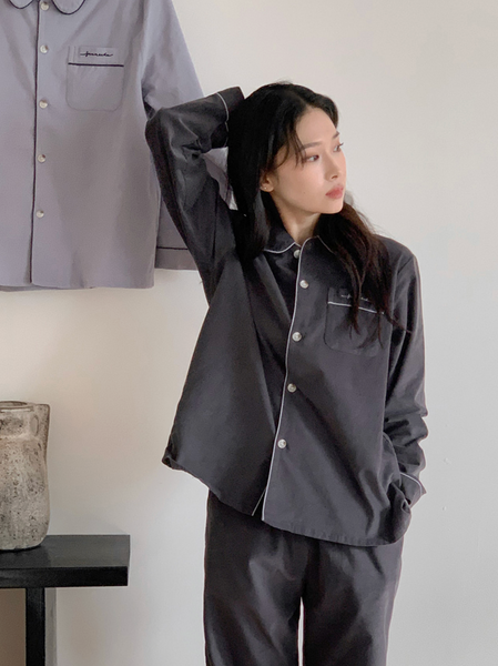 [Juuneedu] Fog Embroidery Pyjama Set