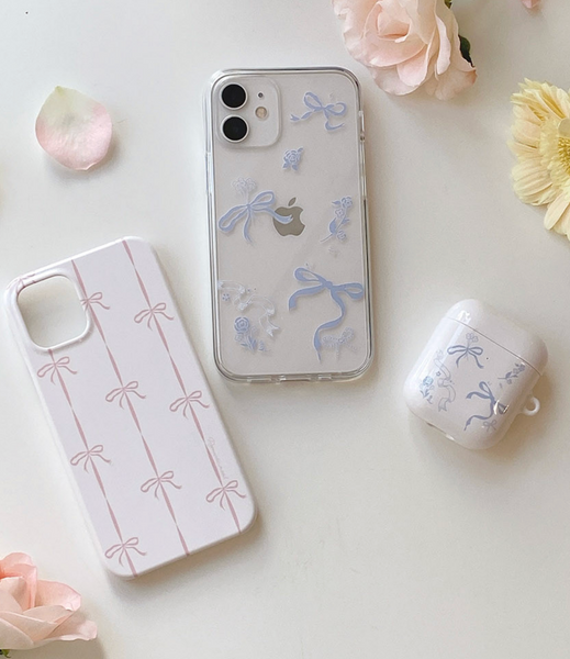 [Romantic Mood] Ribbon Bow Airpods Case