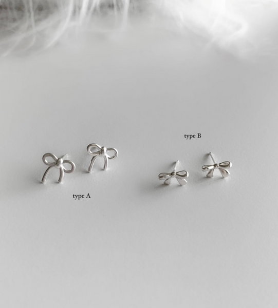 [Authentic] Casual Ribbon Earring