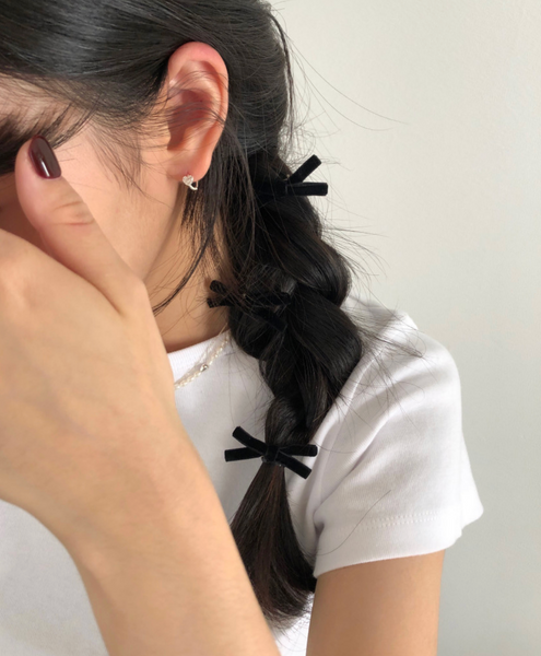 [DUNGEUREON] Mini Ribbon Hairpin (3ea)