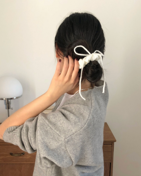 [DUNGEUREON] Angora Ribbon Scrunchy