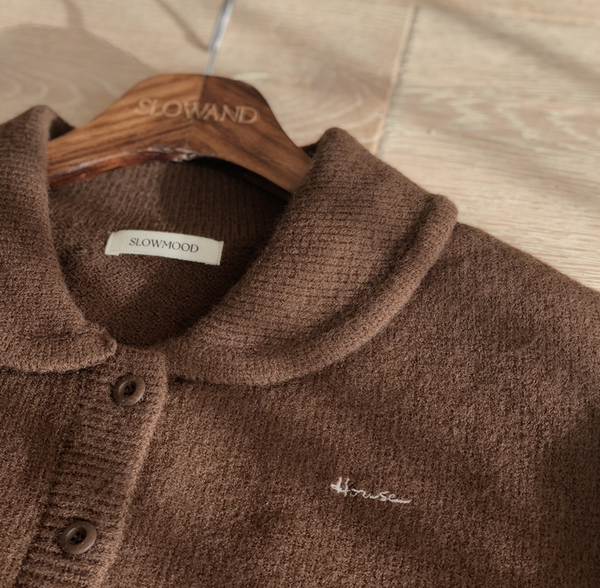 [SLOWAND] # SLOWMADE Albert Washable Knit Jacket