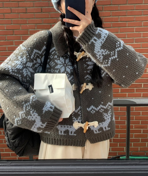 [ALITTLEBEAT] Boss Nordic Cardigan