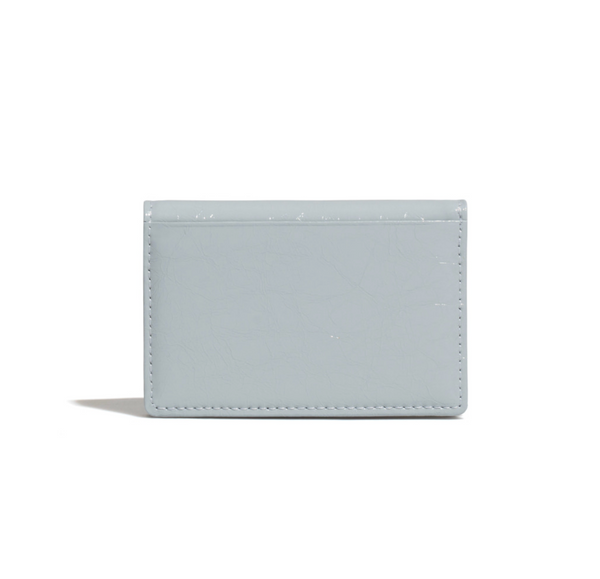 [Fennec] CRINKLE SOFT CARD CASE - MID GREY