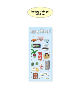 [HAND IN GLOVE] Happy Things! Sticker