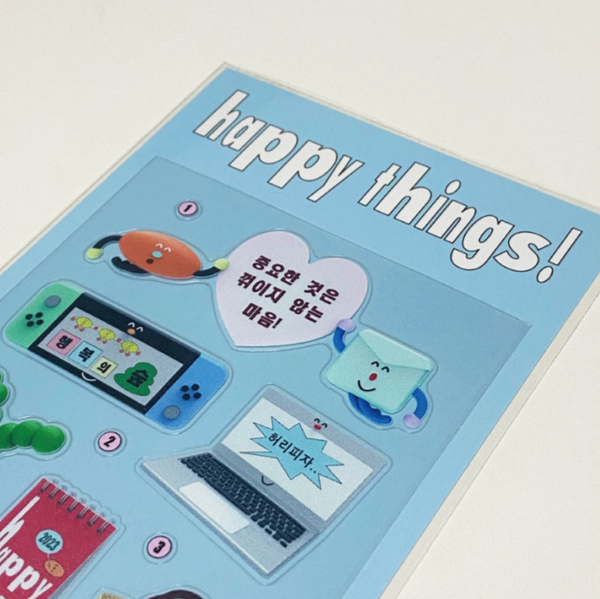 [HAND IN GLOVE] Happy Things! Sticker