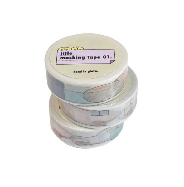 [HAND IN GLOVE] Title Masking Tape 01