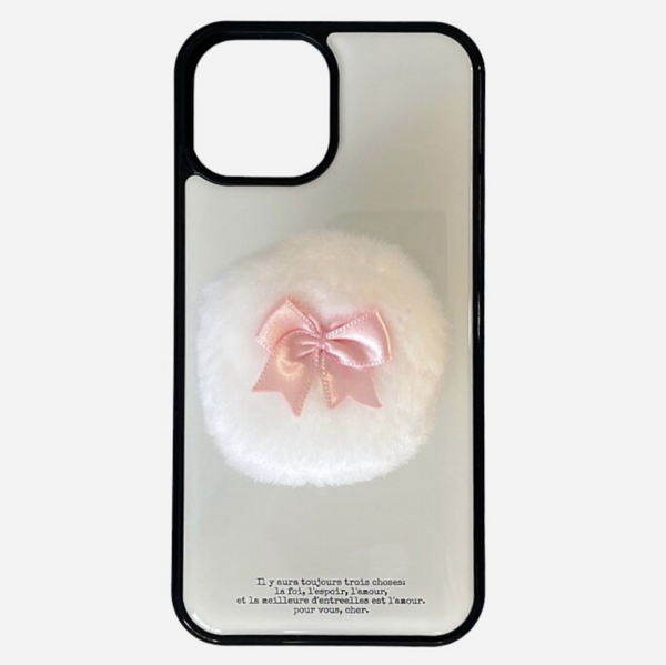 [dear my muse.] Simple White Epoxy Phone Case