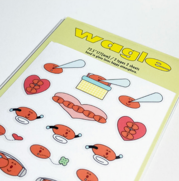 [HAND IN GLOVE] Wagle Sticker 01