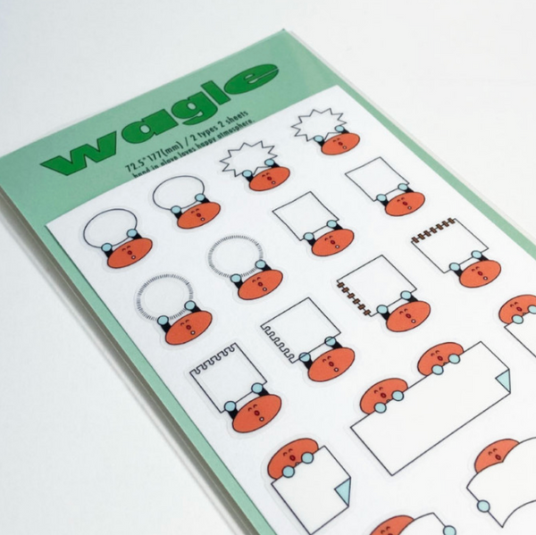 [HAND IN GLOVE] Wagle Sticker 01