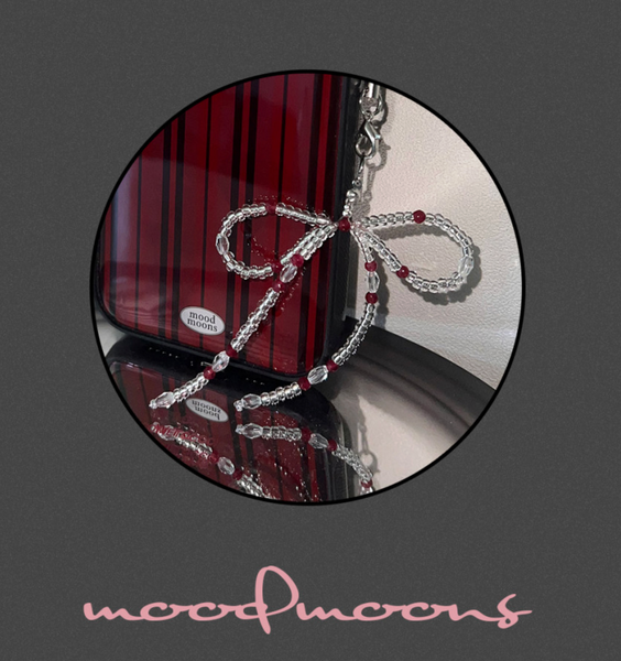 [moodmoons] Red Ribbon Keyring