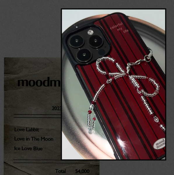 [moodmoons] Red Ribbon Keyring