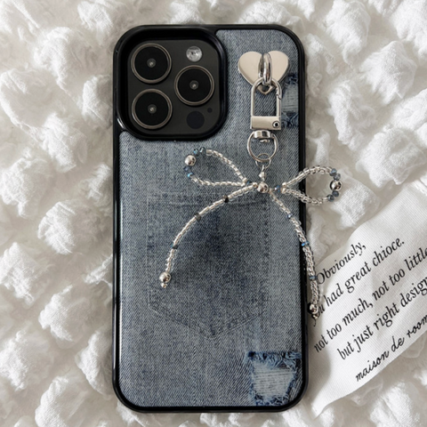 [moodmoons] Blue Jeans Epoxy Phone Case