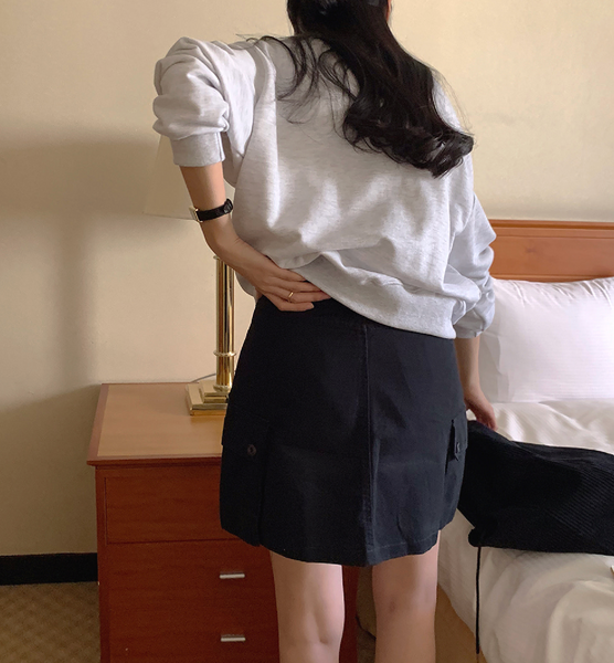 [FROM HEAD TO TOE] Cargo Mini Skirt