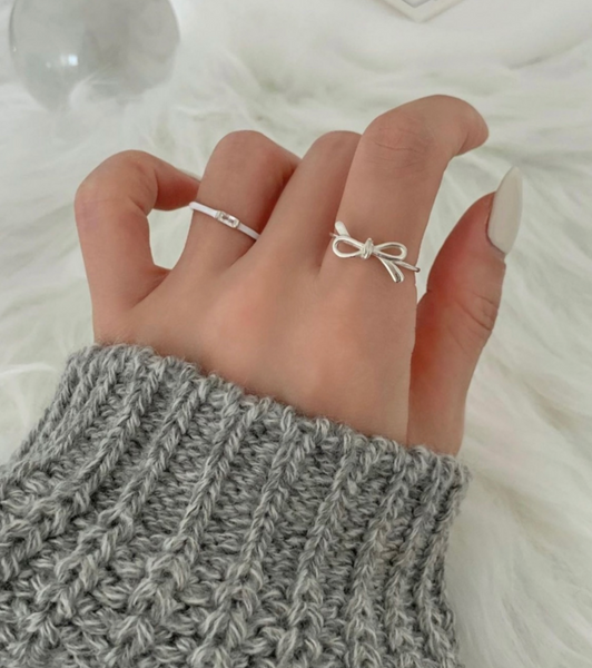 [sora'de] (925silver) Ribbon Ring